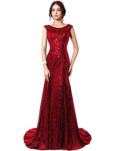 Titannorthamerica Women’s Glitter Long Mermaid Dress - Image 17