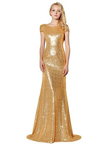 Titannorthamerica Women’s Glitter Long Mermaid Dress - Image 11