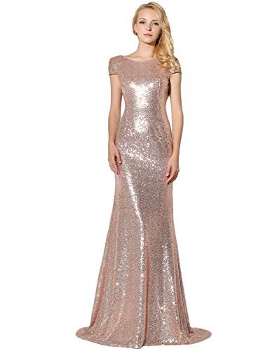 Titannorthamerica Women’s Glitter Long Mermaid Dress - Image 12