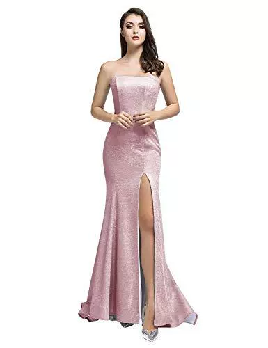Titannorthamerica Women’s Glitter Long Mermaid Dress - Image 30