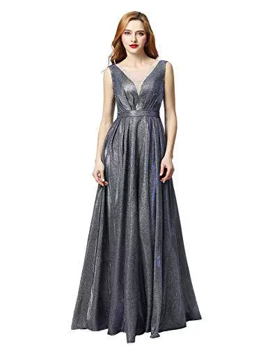 Titannorthamerica Women’s Glitter Long Mermaid Dress - Image 7