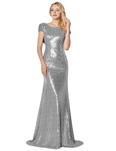 Titannorthamerica Women’s Glitter Long Mermaid Dress - Image 13