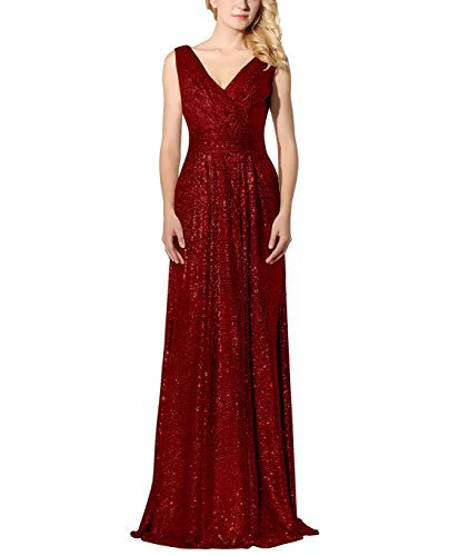 Titannorthamerica Women’s Glitter Long Mermaid Dress - Image 20