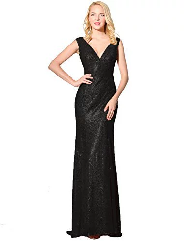 Titannorthamerica Women’s Glitter Long Mermaid Dress - Image 23